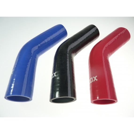45° silicone elbow hose - 42 mm inner diameter - 100 mm length