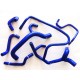 7-hose silicone cooling kit for RENAULT Clio Williams - clamps included