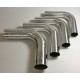 Aluminium weldable 90° elbow outer diameter 45 mm length 140 mm