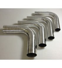 Aluminium weldable 90° elbow outer diameter 45 mm length 140 mm