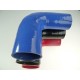 Silicone elbow reducer 90 deg 67 to 76 mm length 125 mm REDOX
