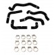 6-hose silicone oil kit LANCIA Delta HF Integrale 2.0 16V Turbo 200 hp 831 1989-1994 (FVMQ inner) — REDOX