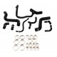 9-hose silicone cooling kit LANCIA Delta HF Integrale 2.0 16V Turbo 200 hp 831 1989-1994 — REDOX