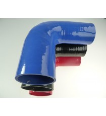 Silicone elbow reducer 90 deg 60 to 76 mm length 125 mm REDOX