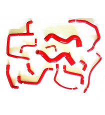13-hose silicone cooling kit for RENAULT R21 2.0 Turbo - clamps included
