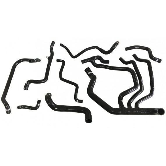 8-hose silicone cooling kit RENAULT Megane II RS 2.0 16V Turbo F4Rt 225/230 hp 2004-2009 — REDOX