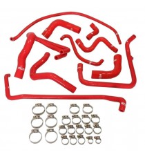 Kit 10 silicone coolant hoses PEUGEOT 205 GTI 1.6 / 1.9 with oil cooler 1984-1990