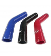45° silicone elbow hose - 28 mm inner diameter - 100 mm length