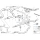 Kit 8 silicone coolant hoses REDOX BMW E36 325i M50B25 (radiator with integrated expansion vessel)