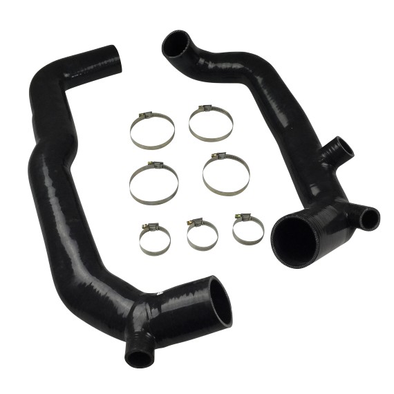2-hose silicone Ø51 mm turbo intake BMW N54B30 135i 1M 335i FVMQ — REDOX