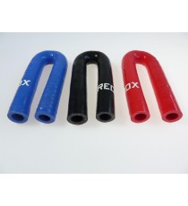 13mm - Coude 180° silicone - REDOX
