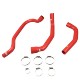 3-hose silicone cooling kit CITROEN CX 25 GTi Turbo 168 hp M25-628 1985-1989 — REDOX