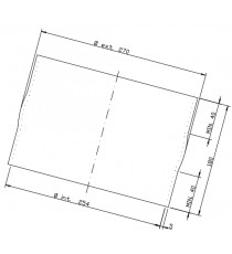 115mm - Couplers Straight 190mm - REDOX