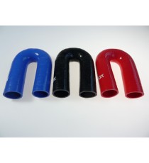 180° silicone elbow hose - 38 mm inner diameter - 100 mm length