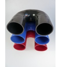 180° silicone elbow hose - 102 mm inner diameter - 125 mm length