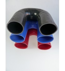 180° silicone elbow hose - 95 mm inner diameter - 125 mm length