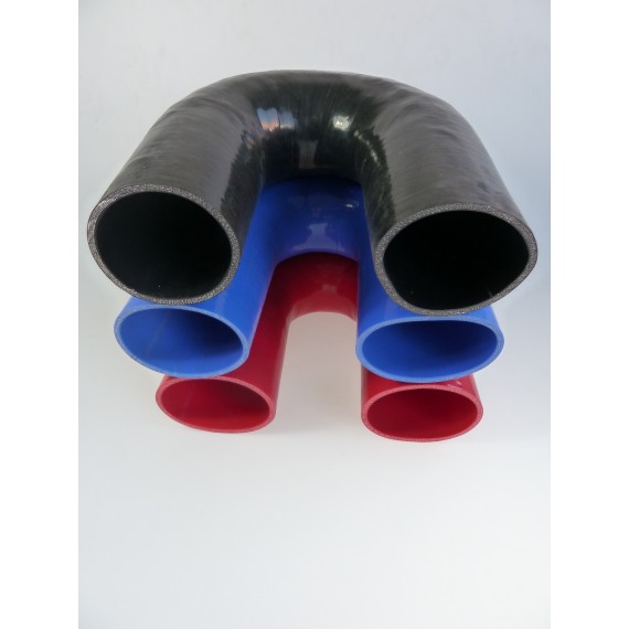 95mm - Coude 180° silicone - REDOX