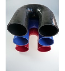 180° silicone elbow hose - 85 mm inner diameter - 125 mm length