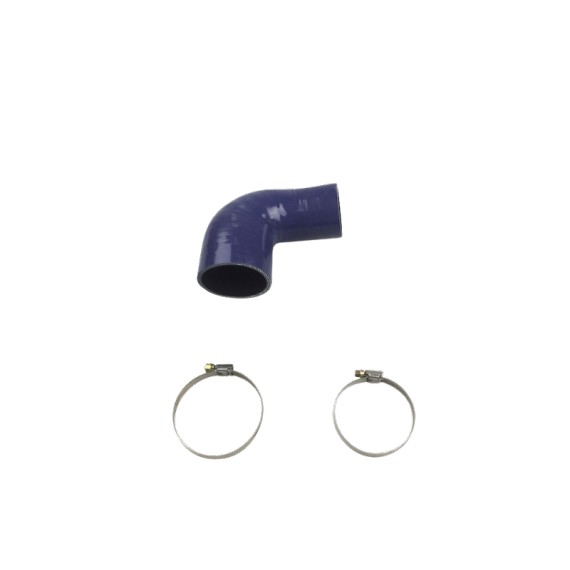 108° silicone reducer elbow ID 55-62 mm length 168x80 mm FVMQ inner liner - RDX55-62C108L168x80H