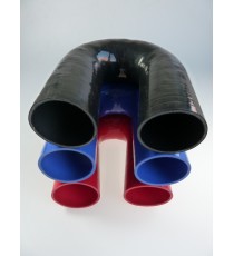 180° silicone elbow hose - 76 mm inner diameter - 125 mm length