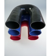 180° silicone elbow hose - 70 mm inner diameter - 125 mm length