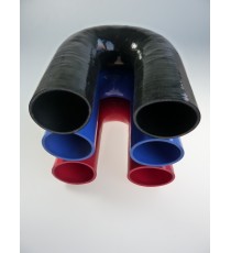 180° silicone elbow hose - 63 mm inner diameter - 125 mm length