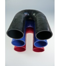 180° silicone elbow hose - 57 mm inner diameter - 100 mm length