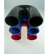 180° silicone elbow hose - 54 mm inner diameter - 100 mm length