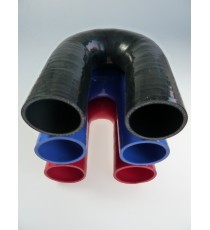 180° silicone elbow hose - 51 mm inner diameter - 100 mm length