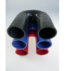180° silicone elbow hose - 48 mm inner diameter - 100 mm length