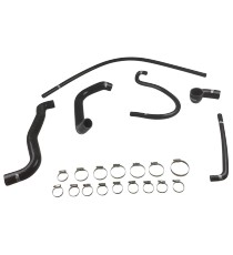 8 water coolant silicone hoses kit for OPEL COMMODORE B 2.8 1972-1977