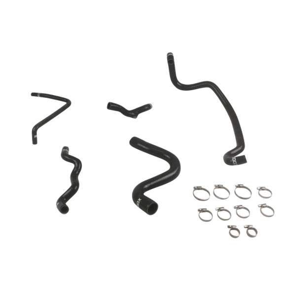 5-hose silicone cooling kit RENAULT Clio I 1.2 RL/RN/RT C3J/E7F 55/60 hp 1991-1995 — REDOX