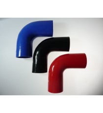 90° silicone elbow hose - 80 mm inner diameter - 125 mm length