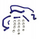 6-hose silicone oil kit PEUGEOT 405 MI16 1.9 16V XU9J4 160 hp 1987-1992 FVMQ inner liner — REDOX