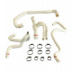4 water coolant silicone hoses kit for PEUGEOT 106 S16 L3 equipped with oil coolant exchanger