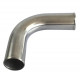 Aluminium weldable 90° elbow outer diameter 90 mm length 140 mm