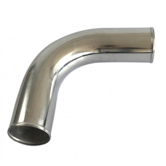 Aluminium weldable 90° elbow outer diameter 102 mm length 140 mm