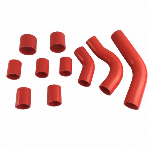 10 silicone air hoses kit REDOX for RENAULT Safrane Bi-turbo LHD 1993-1996