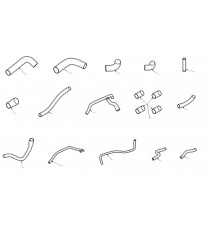 18 water coolant silicone hoses kit for MASERATI 3200 GT 370CV 1998-2002