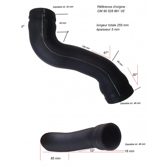  60mm - Double hump Silicone - REDOX Black Series