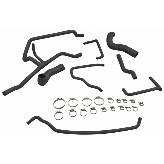 Kit 8 silicone coolant hoses REDOX BMW E36 325i M50B25 (radiator with integrated expansion vessel)