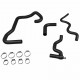 4-piece Water Coolant Silicone Hose Kit for Citroën Saxo VTS 1.6 8V 100hp 2001-2003 REDOX