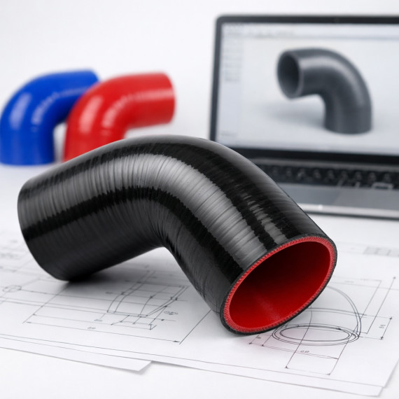 Custom-Made Silicone Hose from 3D Files and Technical Drawings