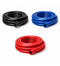 Straight silicone hose Ø10 mm length 4 m FVMQ inner liner hydrocarbon