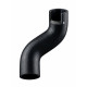 High Performance Z-Shape Silicone Hose 45mm - Black