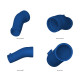 Hose according to drawing "CONDUIT 1" VMQ + inner FVMQ layer / Polyester reinforcement, 5 plies (6mm thickness), no logo