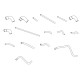 16-hose silicone water cooling kit for MASERATI 222 Coupé E 2.8 Biturbo - stainless clamps included - Matte Black