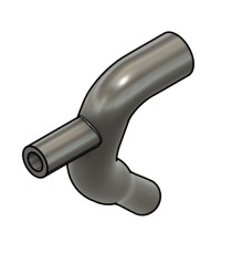 Radiator-Pump silicone hose