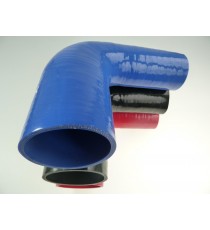 90° silicone reducer - 57-76 mm inner diameters - 125 mm length