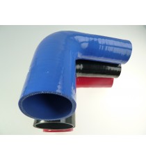 90° silicone reducer - 32-45 mm inner diameters - 100 mm length